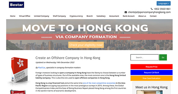 Company Formation Hong Kong